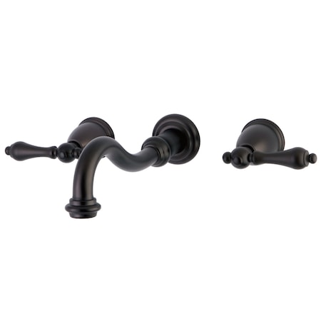 Kingston Brass Roman Tub Faucet, Oil Rubbed Bronze, Wall Mount KS3025AL